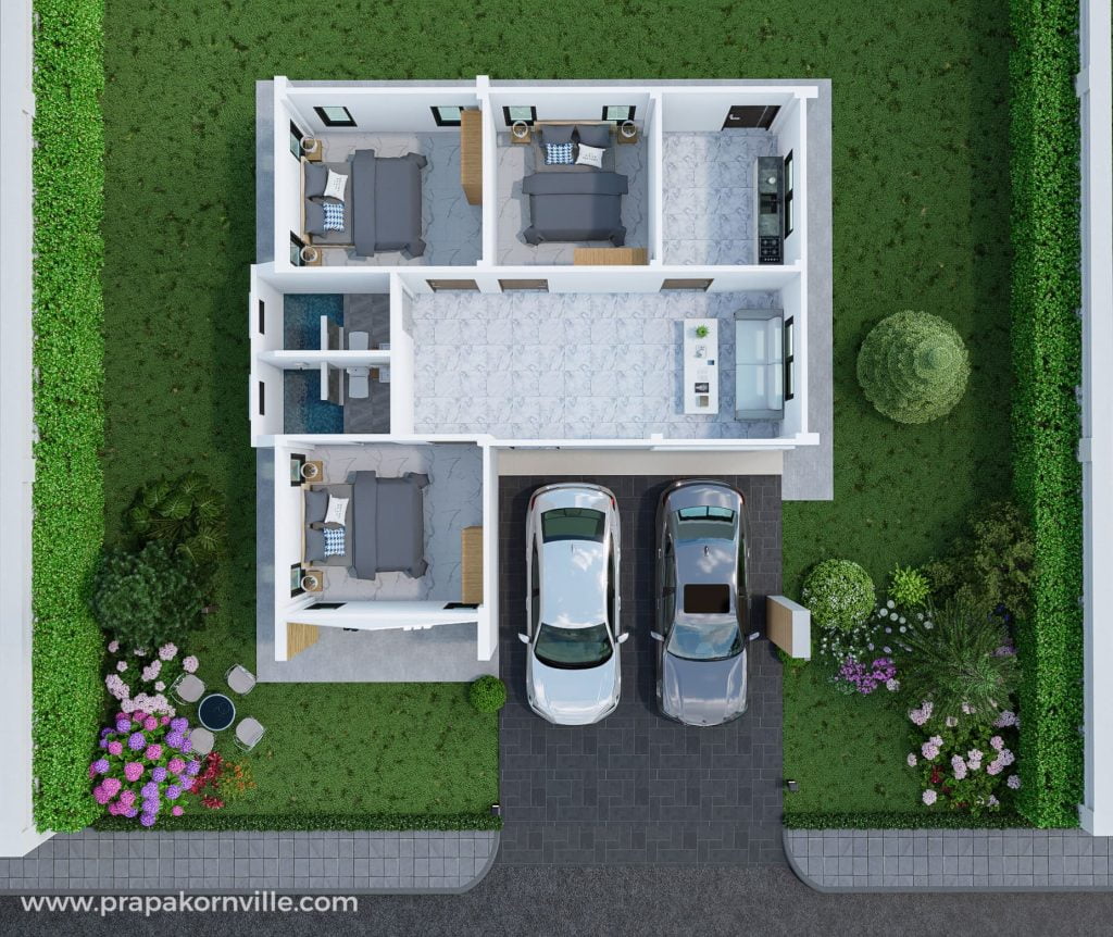 บ้านเดี่ยวหัวหินติดถนนใหญ่ ใกล้แหล่งอำนวยความสะดวกเพียบ 5 Hua Hin house for sale 6 บ้านเดี่ยวหัวหิน